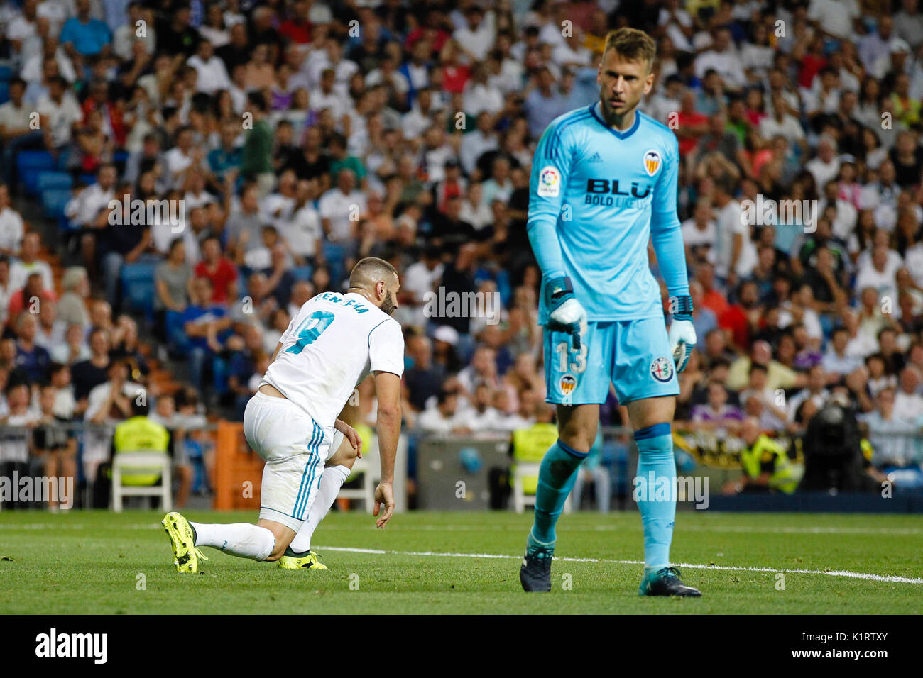 Madrid Spain 27th Aug 2017 Karim Benzema 9 Real Madrid S Stock Photo Alamy