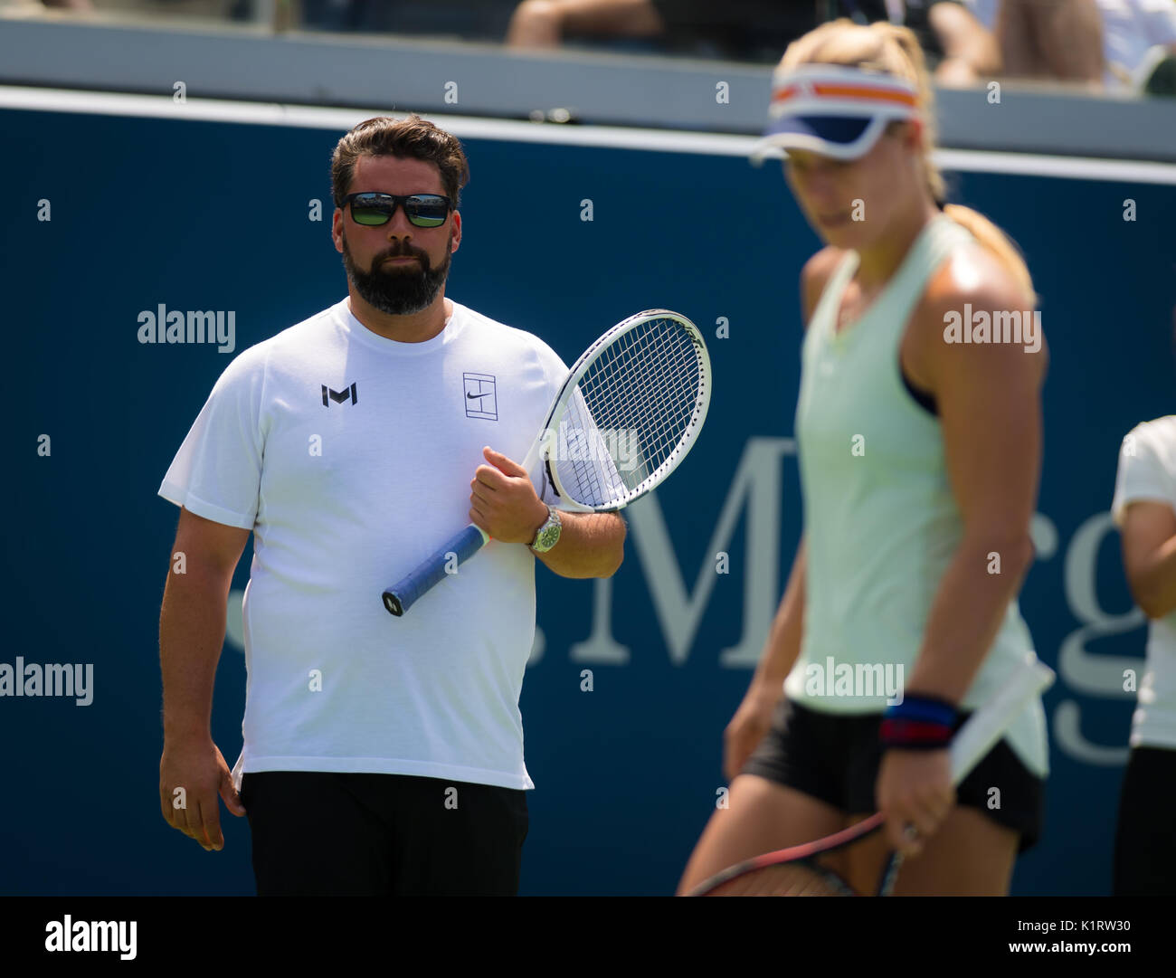 New York City, United States. 27 August, 2017. Benjamin Ebrahimzadeh at the  2017 US Open Grand Slam tennis tournament © Jimmie48 Photography/Alamy Live  News Stock Photo - Alamy