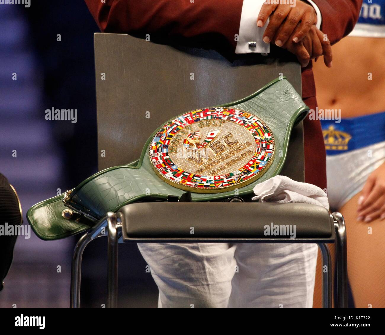 Floyd mayweather belt hi-res stock photography and images - Alamy