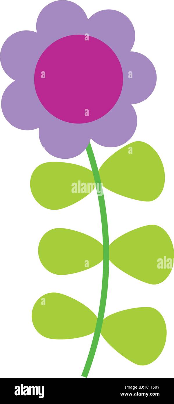 cute flower isolated icon Stock Vector Image & Art - Alamy