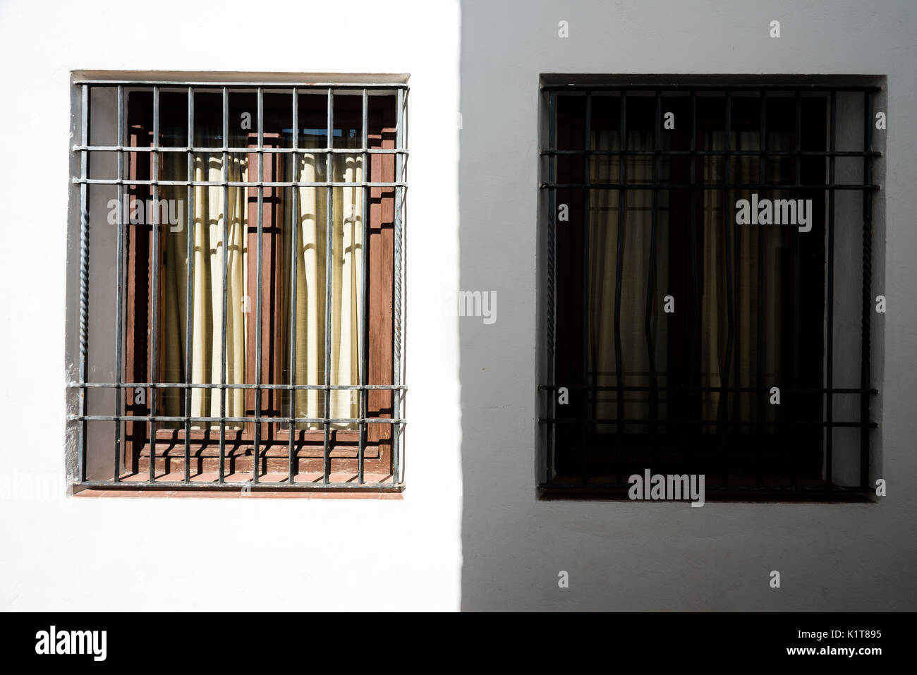 windows in Cordoba Stock Photo
