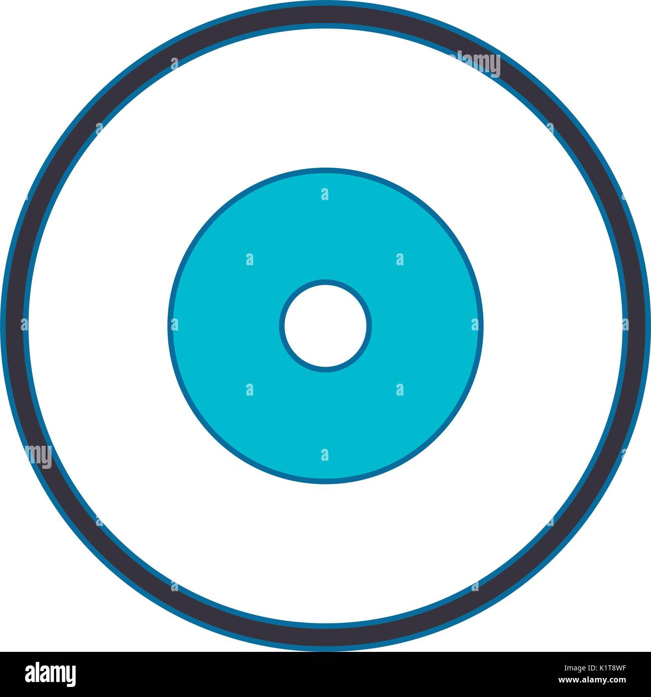 vinyl icon over white background vector illustration Stock Vector Image ...
