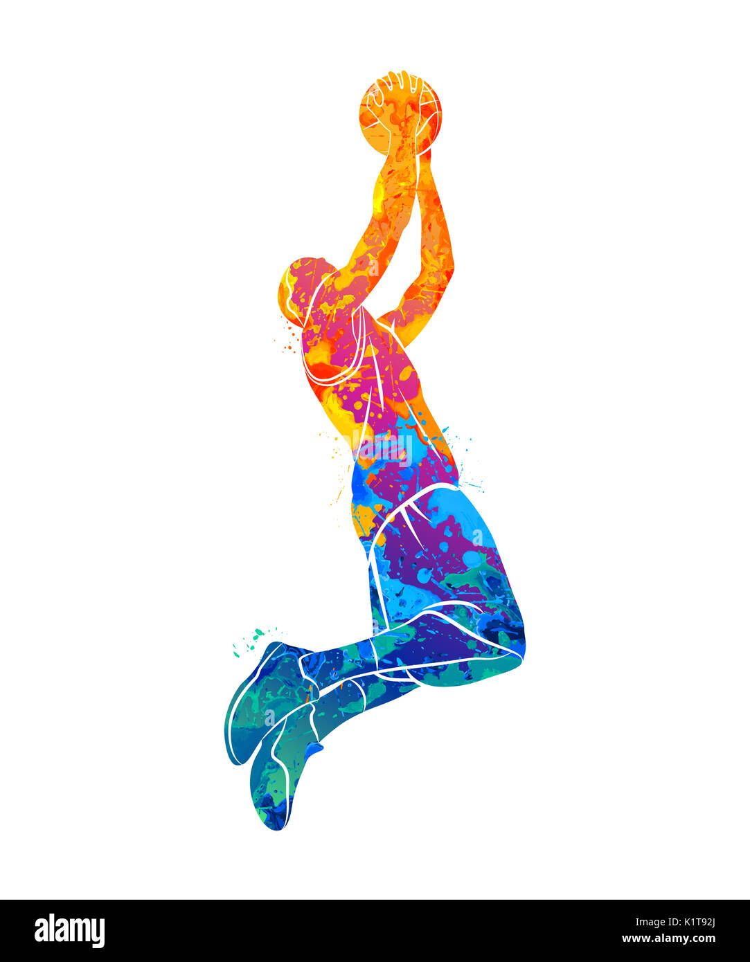 basketball player, ball Stock Photo Alamy