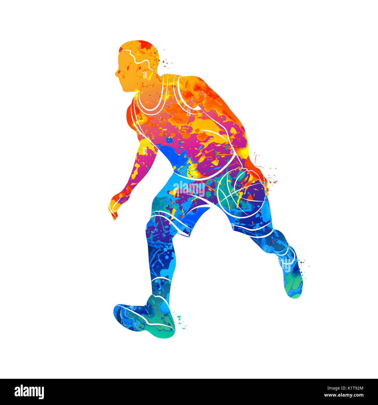 basketball player, ball Stock Photo Alamy