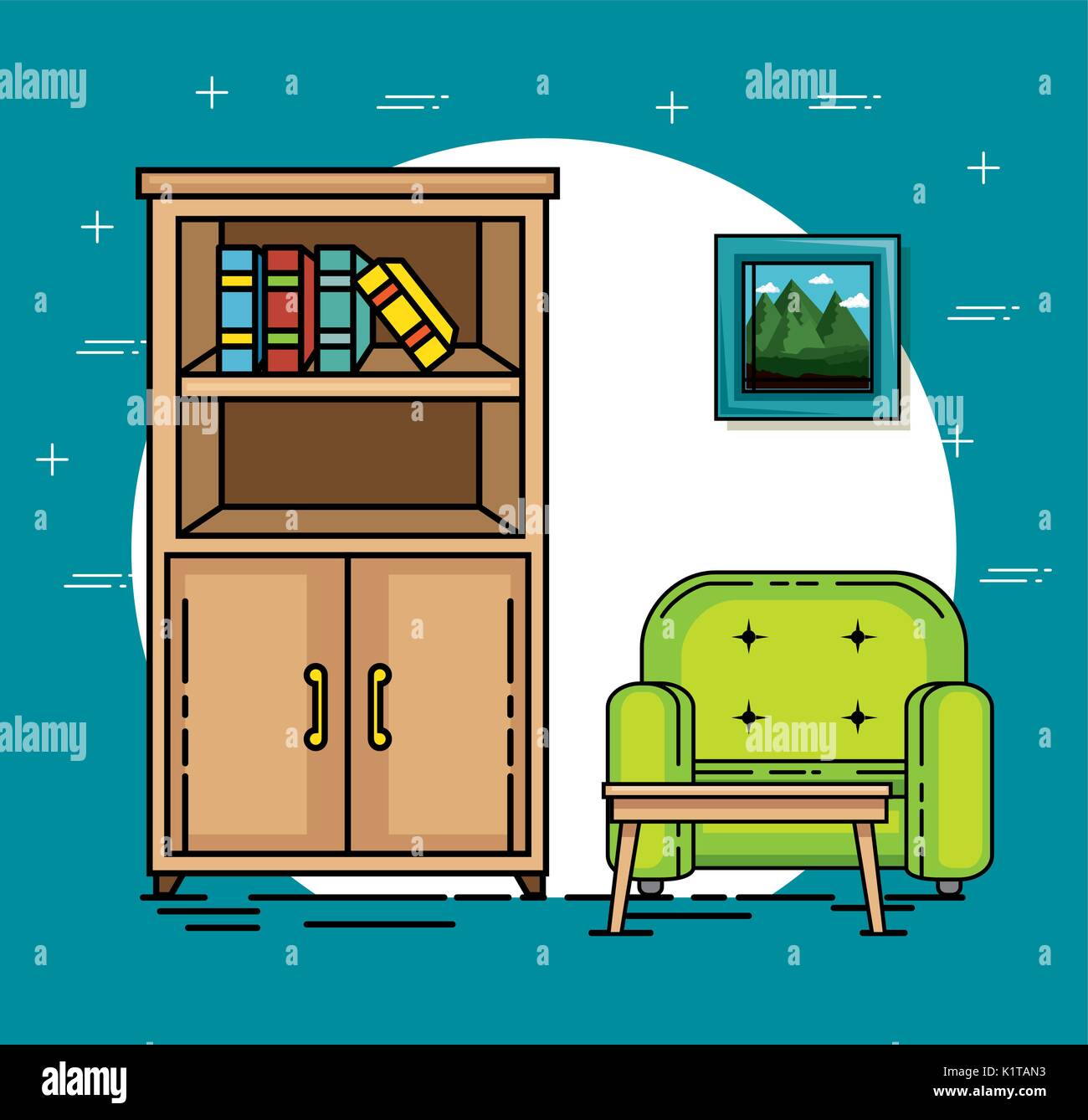 Chair of Home and furniture theme Vector illustration Stock Vector Image & Art Alamy