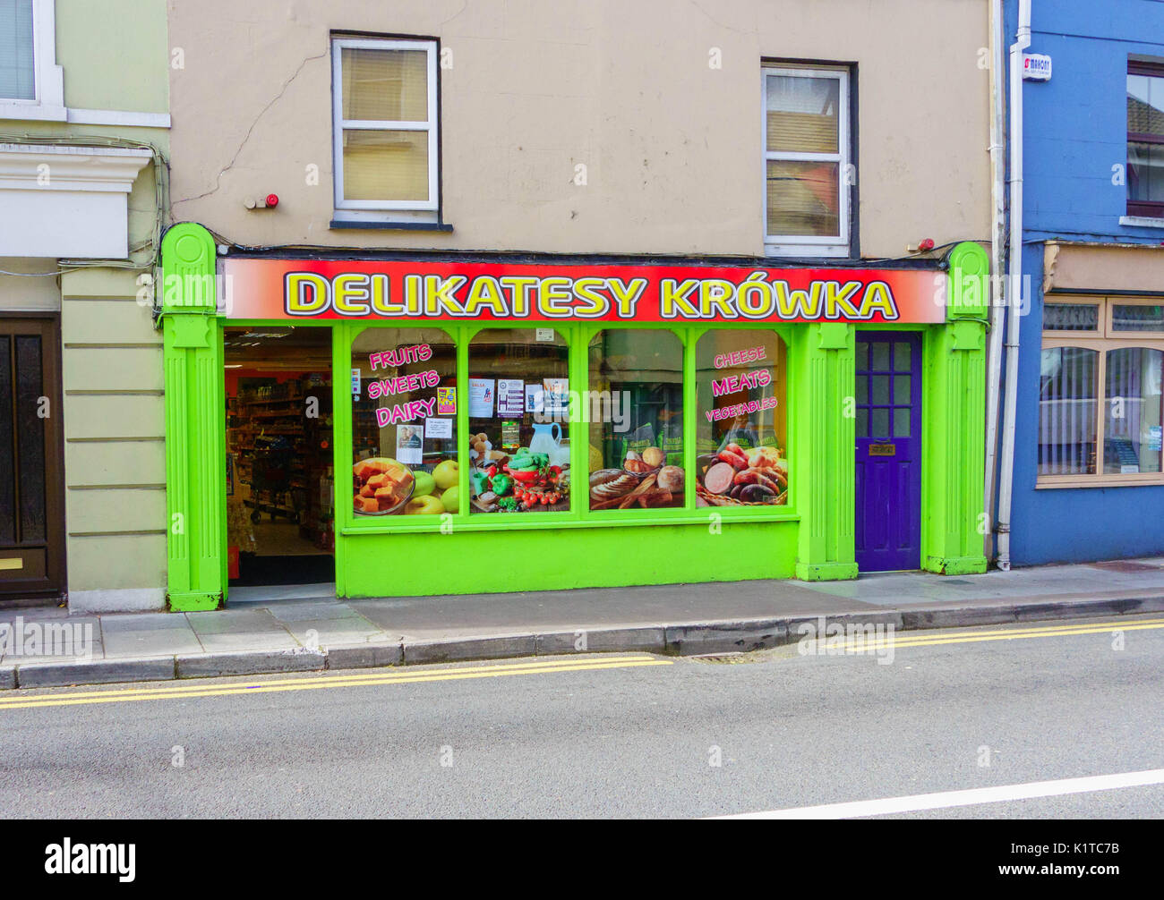 Polish delicatessen Macroom County Cork Ireland Stock Photo