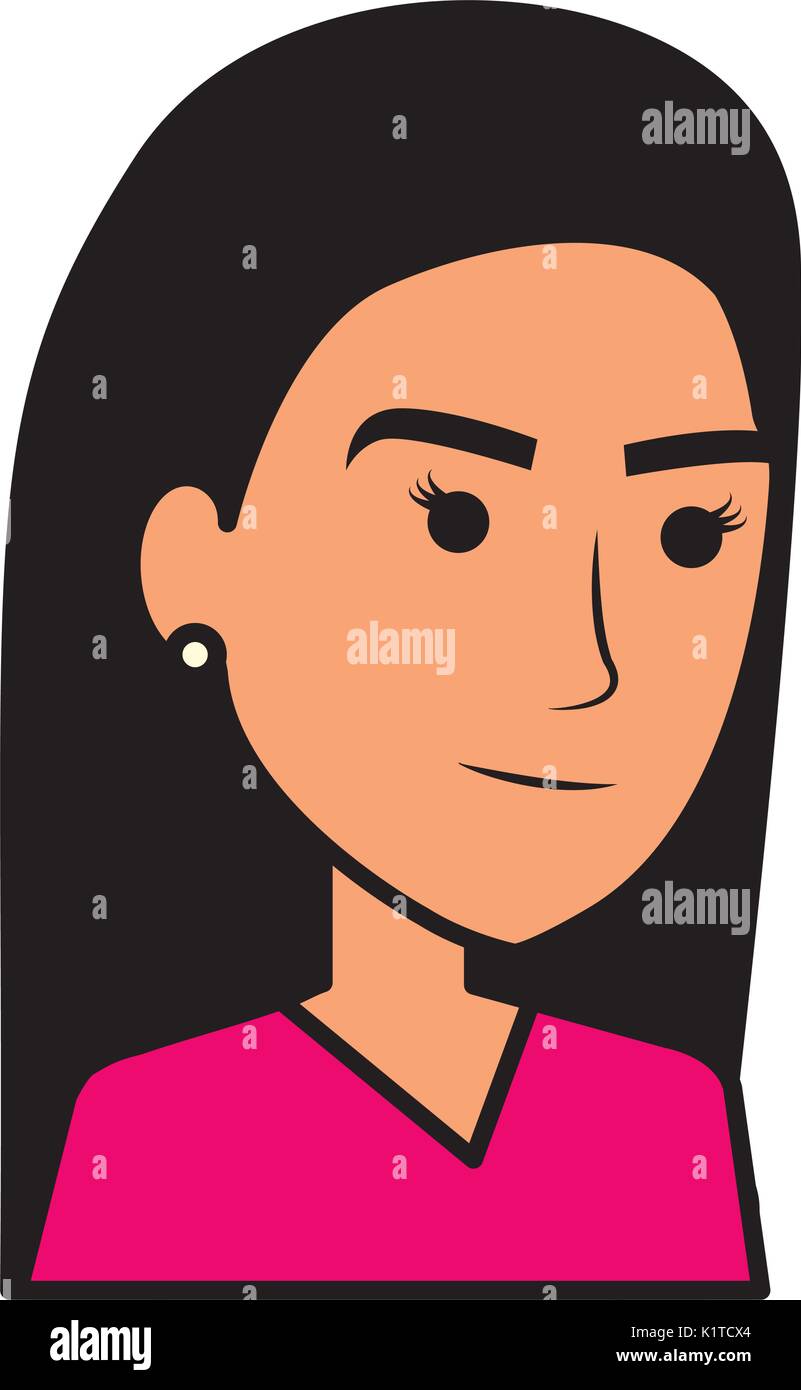 beautiful woman avatar character Stock Vector Image & Art - Alamy