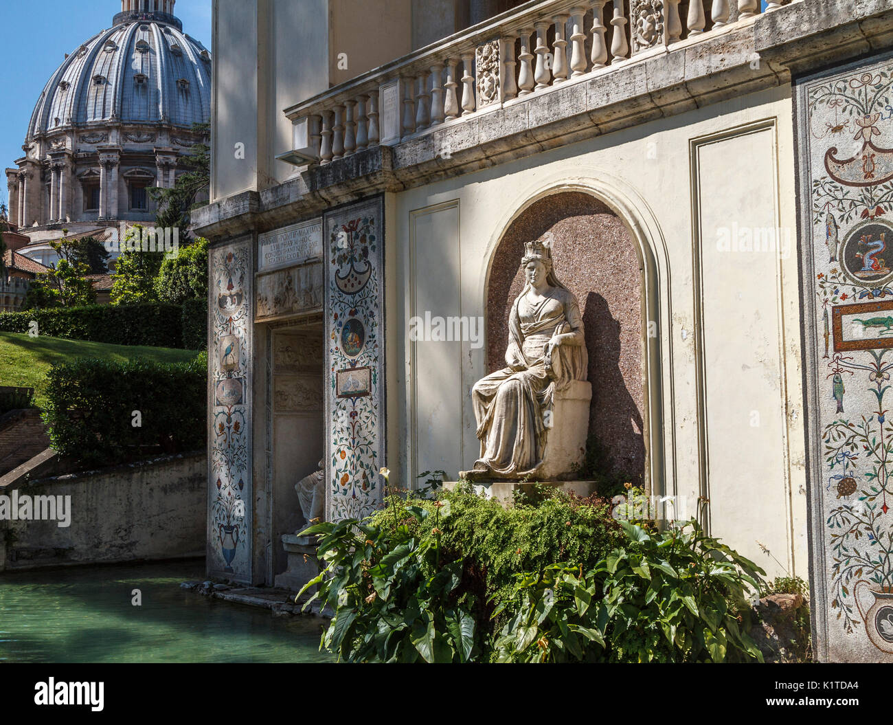 The Hunting Lodge, Vatican Gardens, Vatican City Stock Photo Alamy