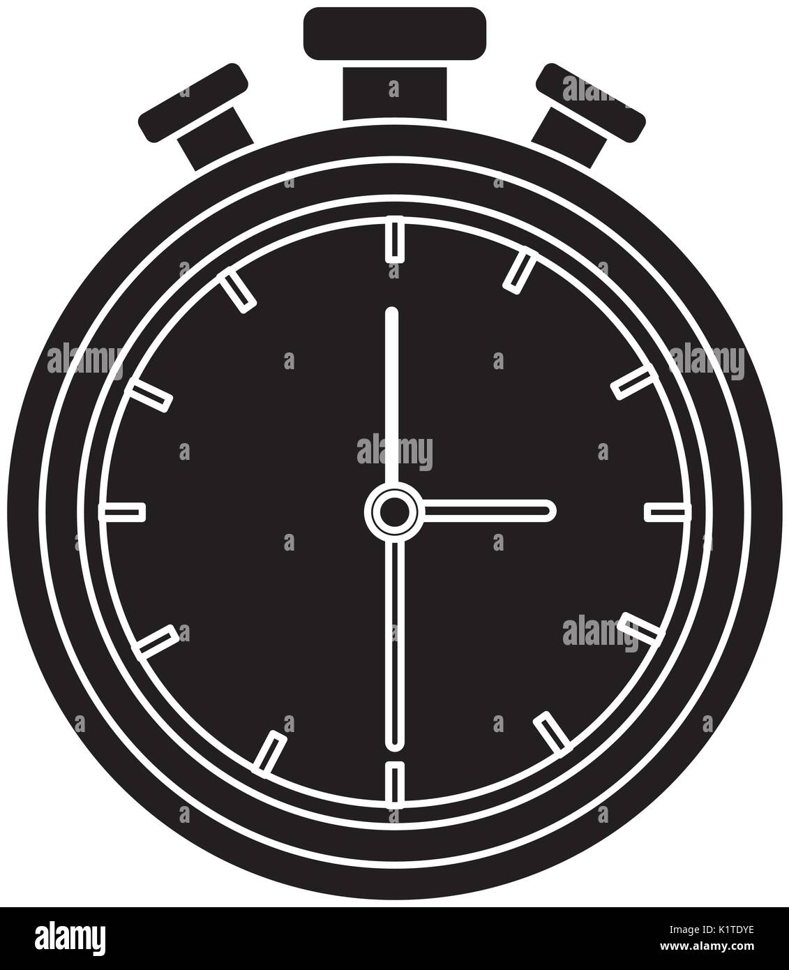 chronometer measure isolated icon Stock Vector Image & Art - Alamy