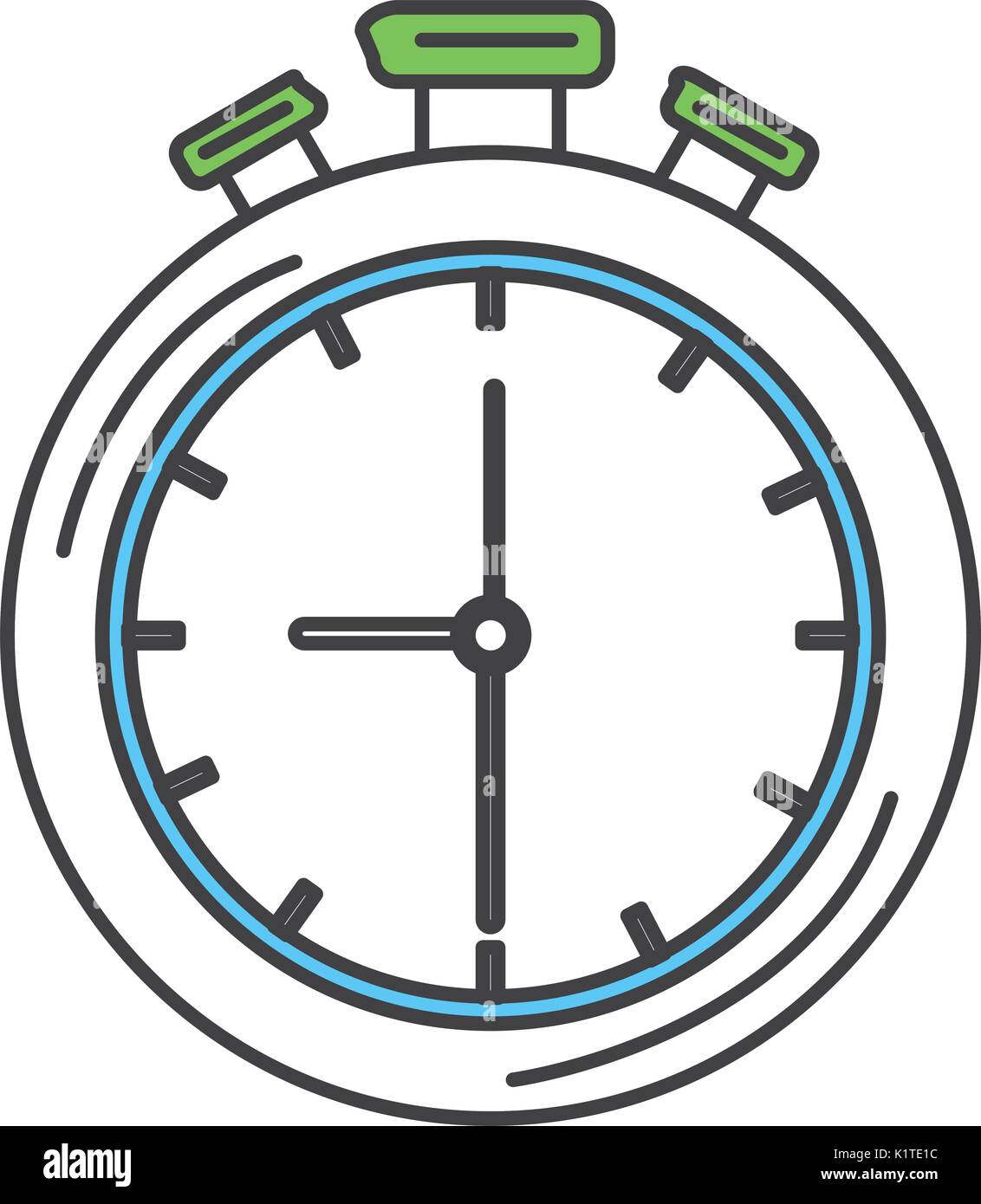 chronometer measure isolated icon Stock Vector Image & Art - Alamy