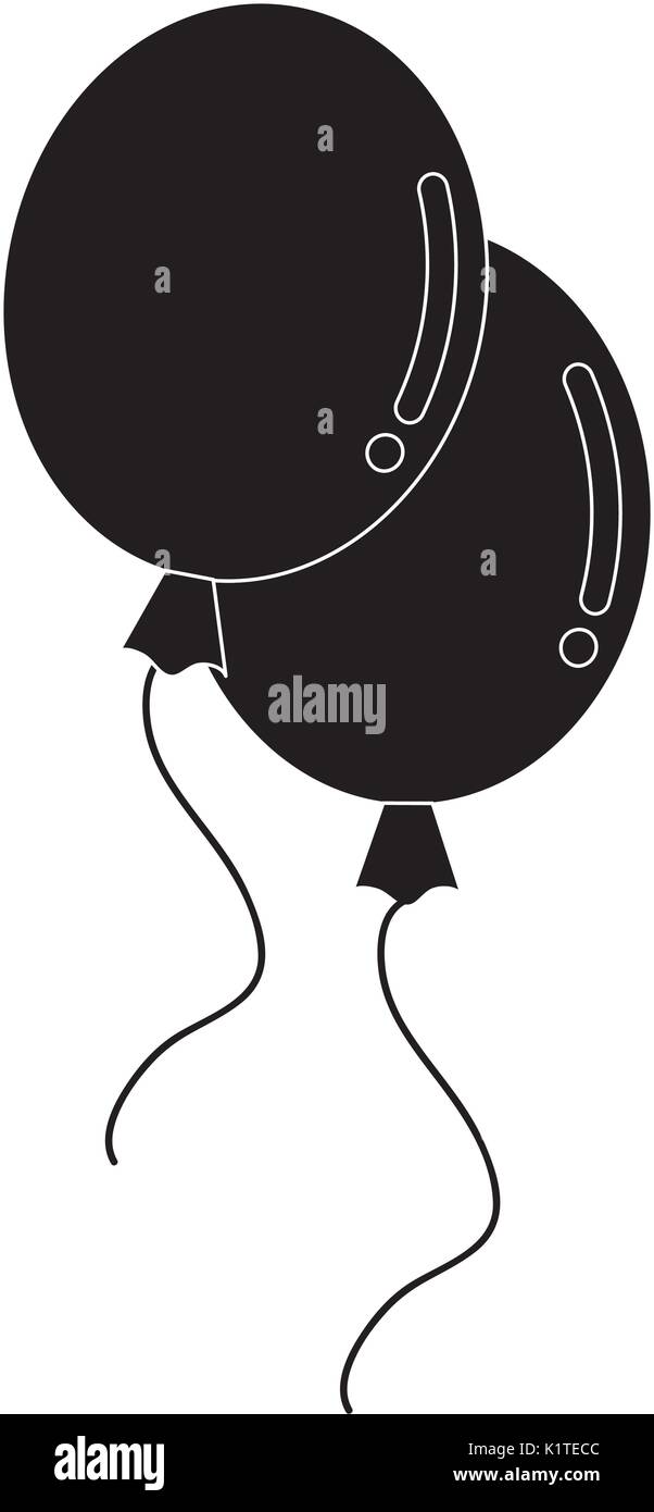 balloons air party icon Stock Vector Image & Art - Alamy