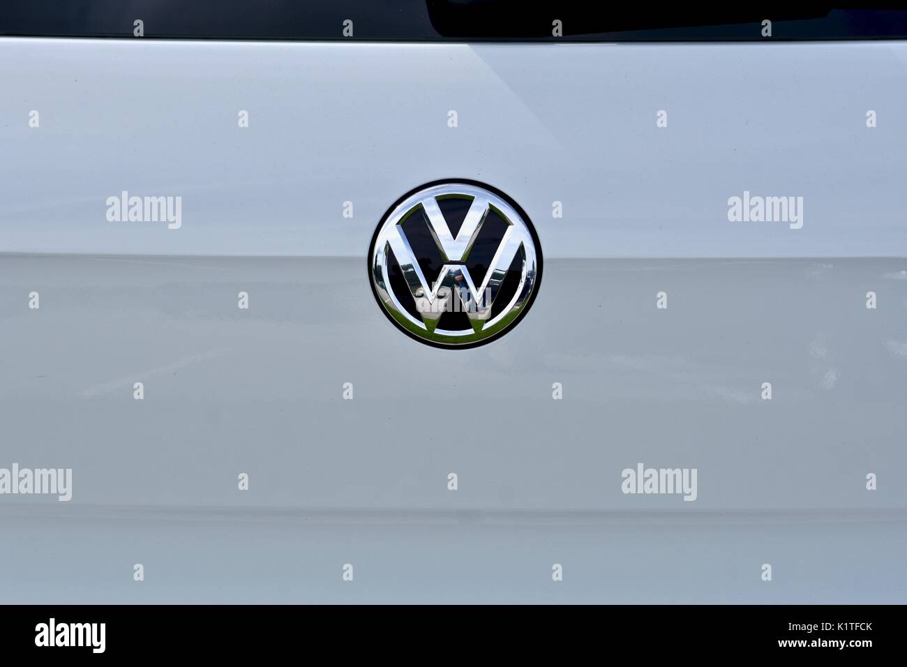 Volkswagen emblem Stock Photo