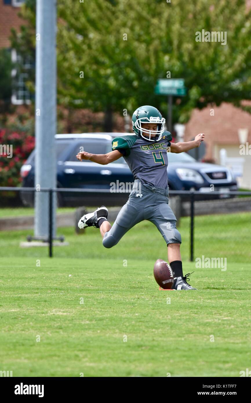 Youth American football Stock Photo Alamy