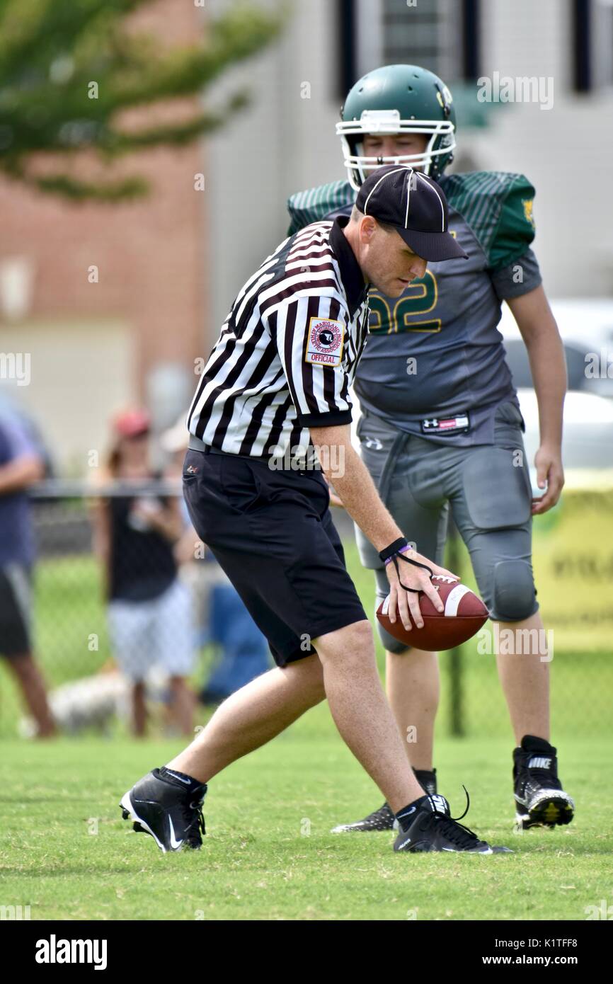 American football referee Stock Photo Alamy