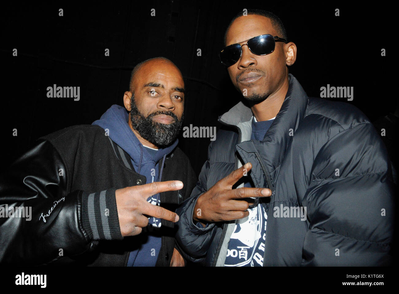 Freeway Ricky Ross Kurupt Gotti backstage portrait Stock Photo - Alamy