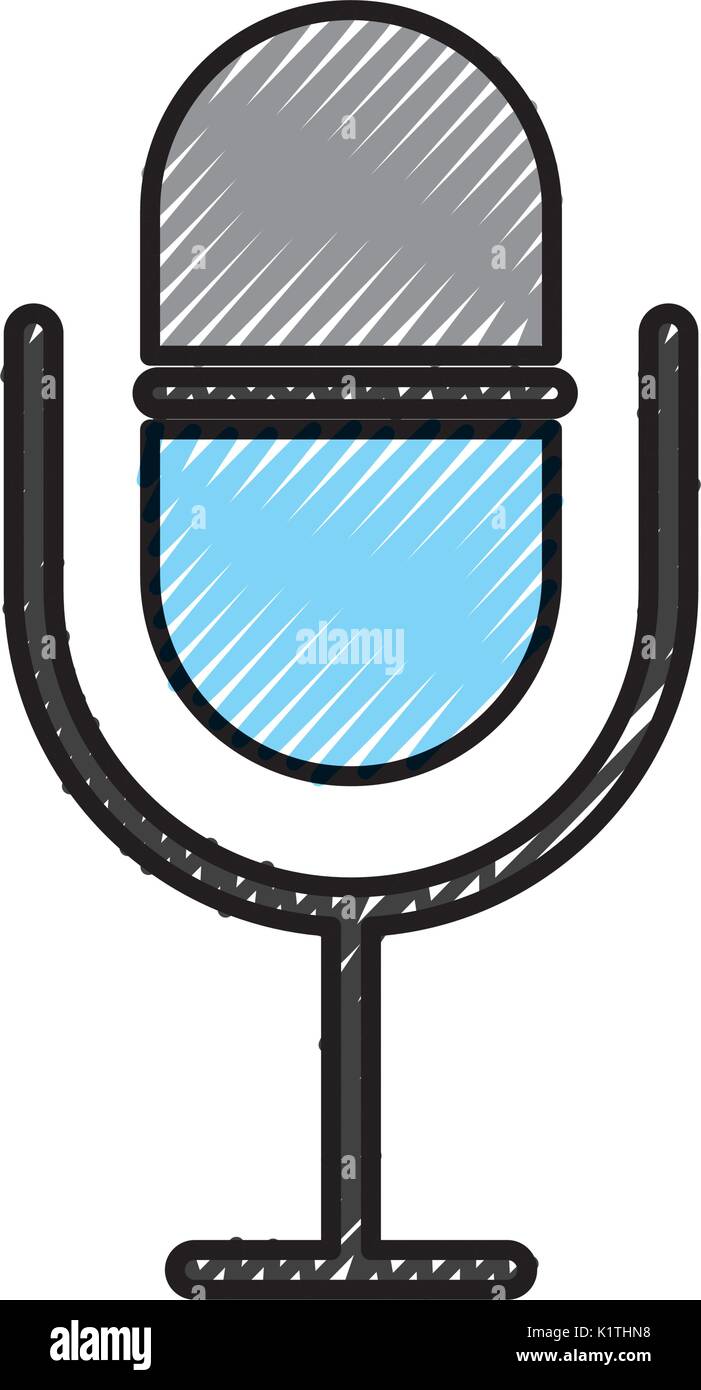 microphone audio isolated icon Stock Vector Image & Art - Alamy