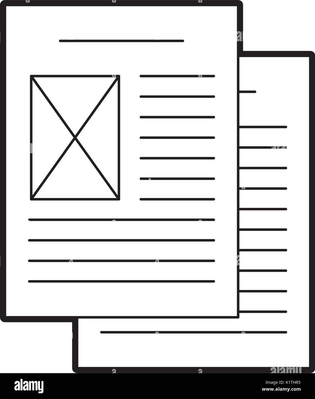 file paper document icon Stock Vector Image & Art - Alamy