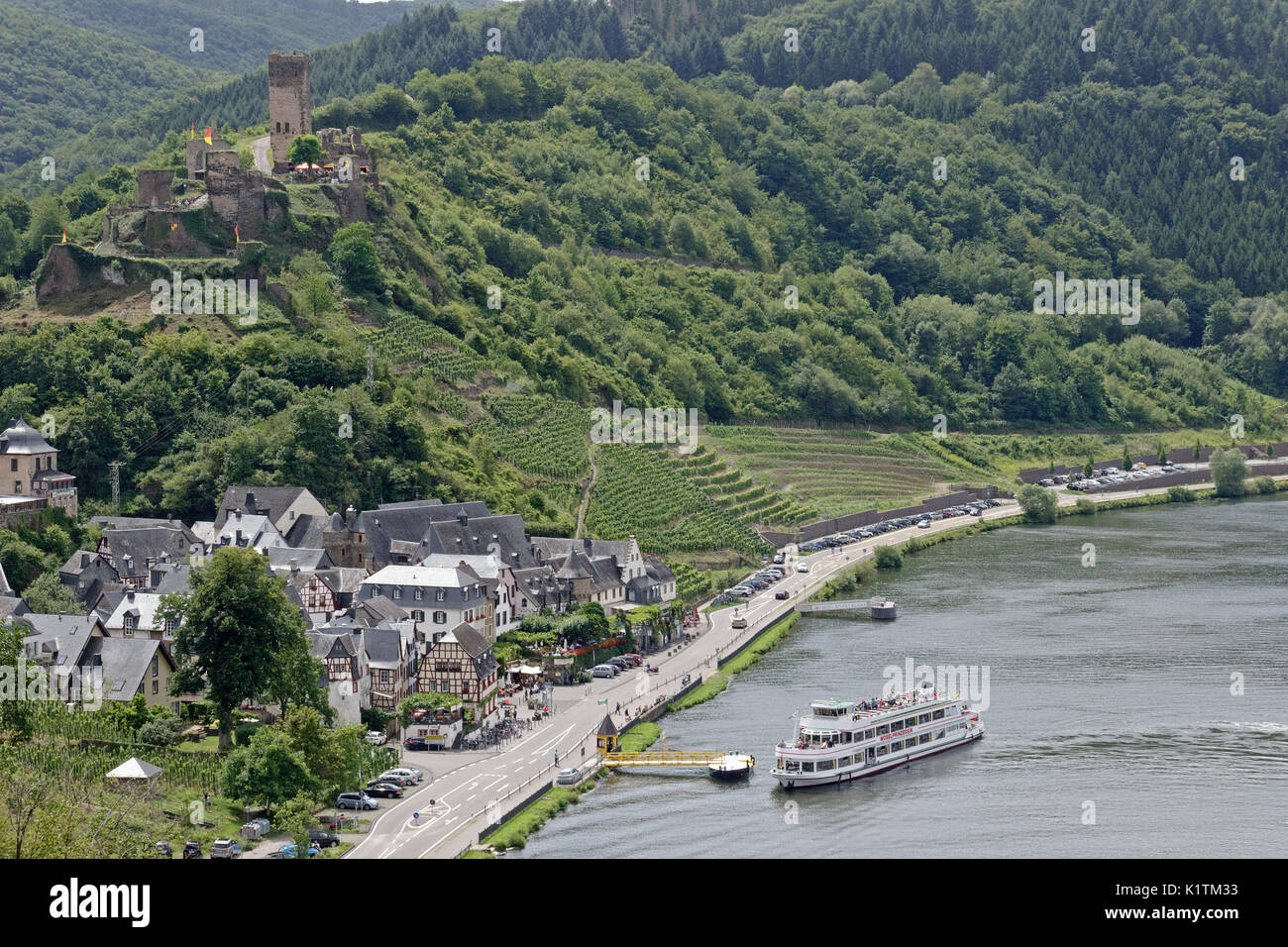 Beilstein, Moselle, Rhineland-Palatinate, Germany Stock Photo
