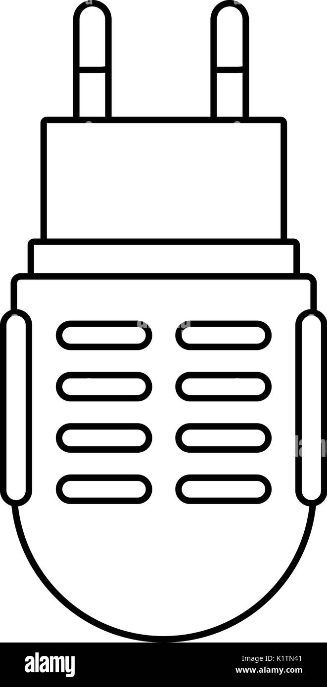 Electric mosquito icon, outline line style Stock Vector Image & Art - Alamy