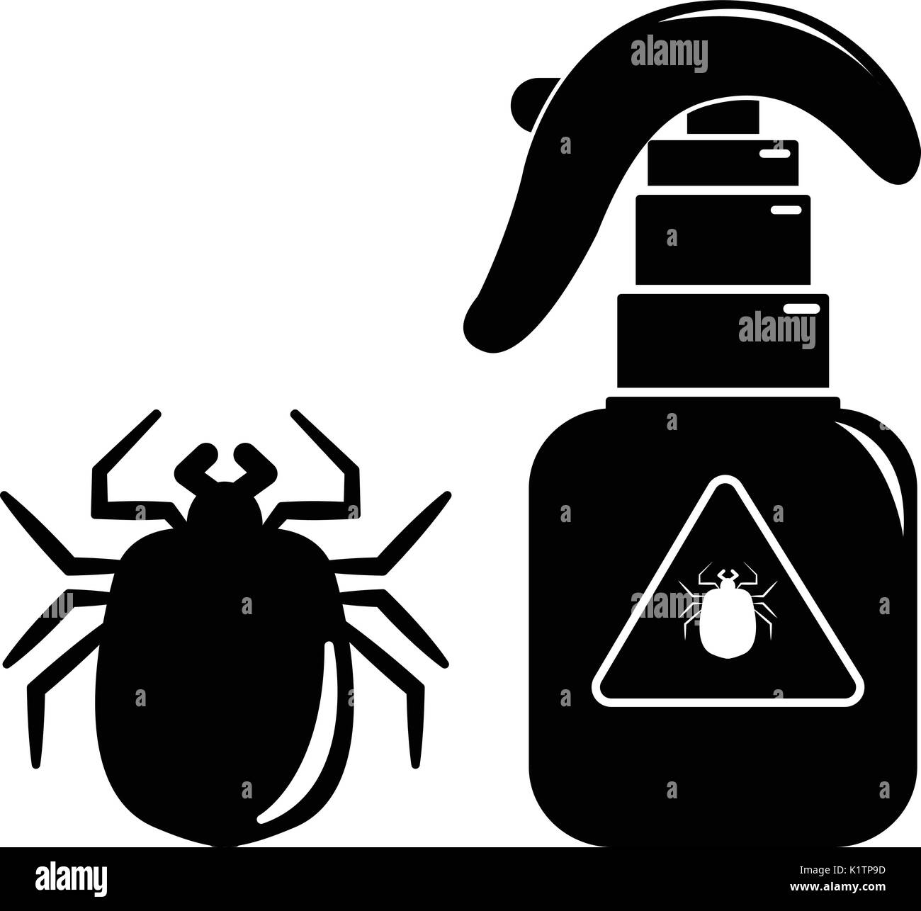 Spray icon, simple black style Stock Vector Image & Art - Alamy