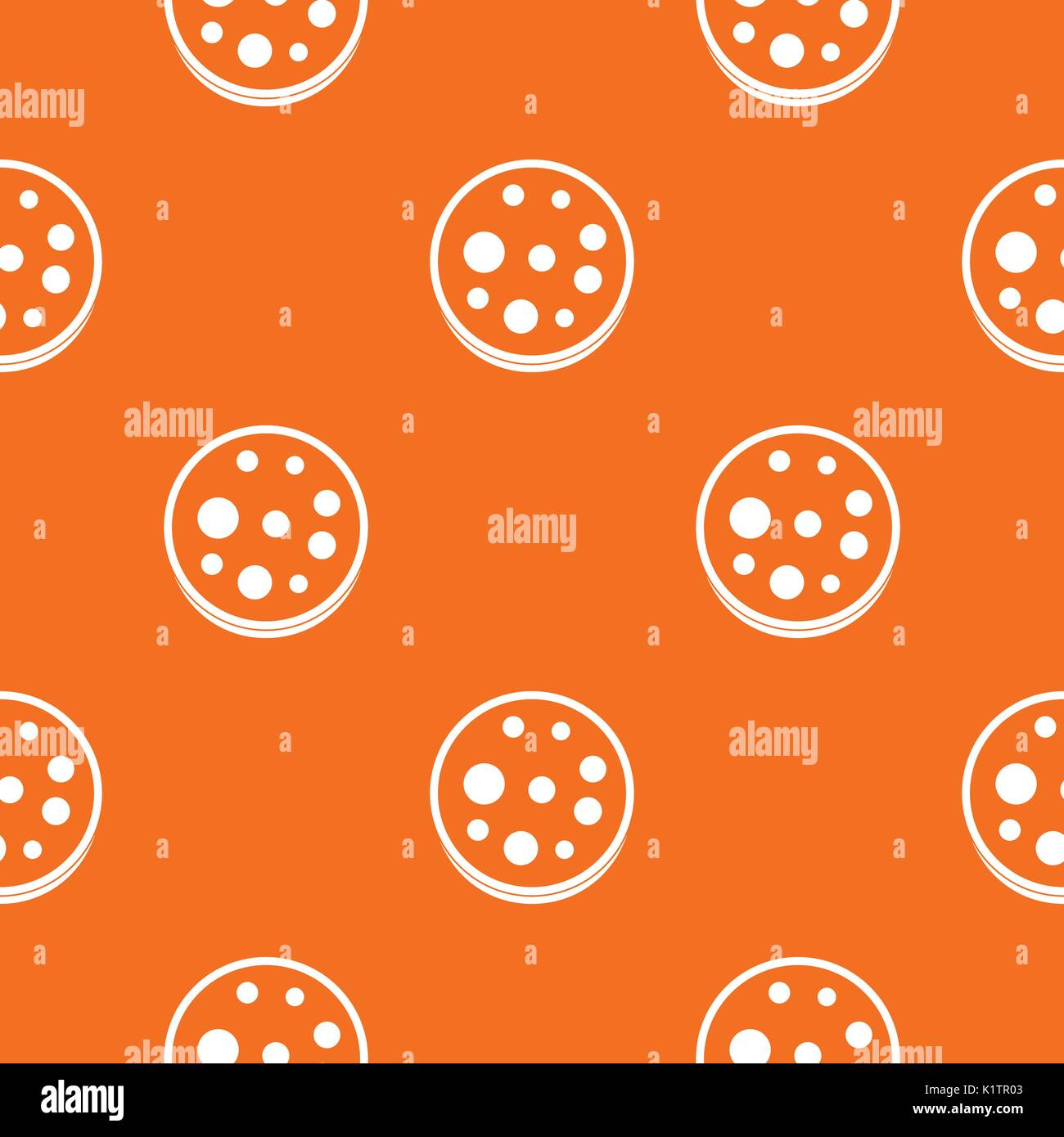 Salami Pattern Raw sausage seamless background pattern Stock Vector Images - Alamy
