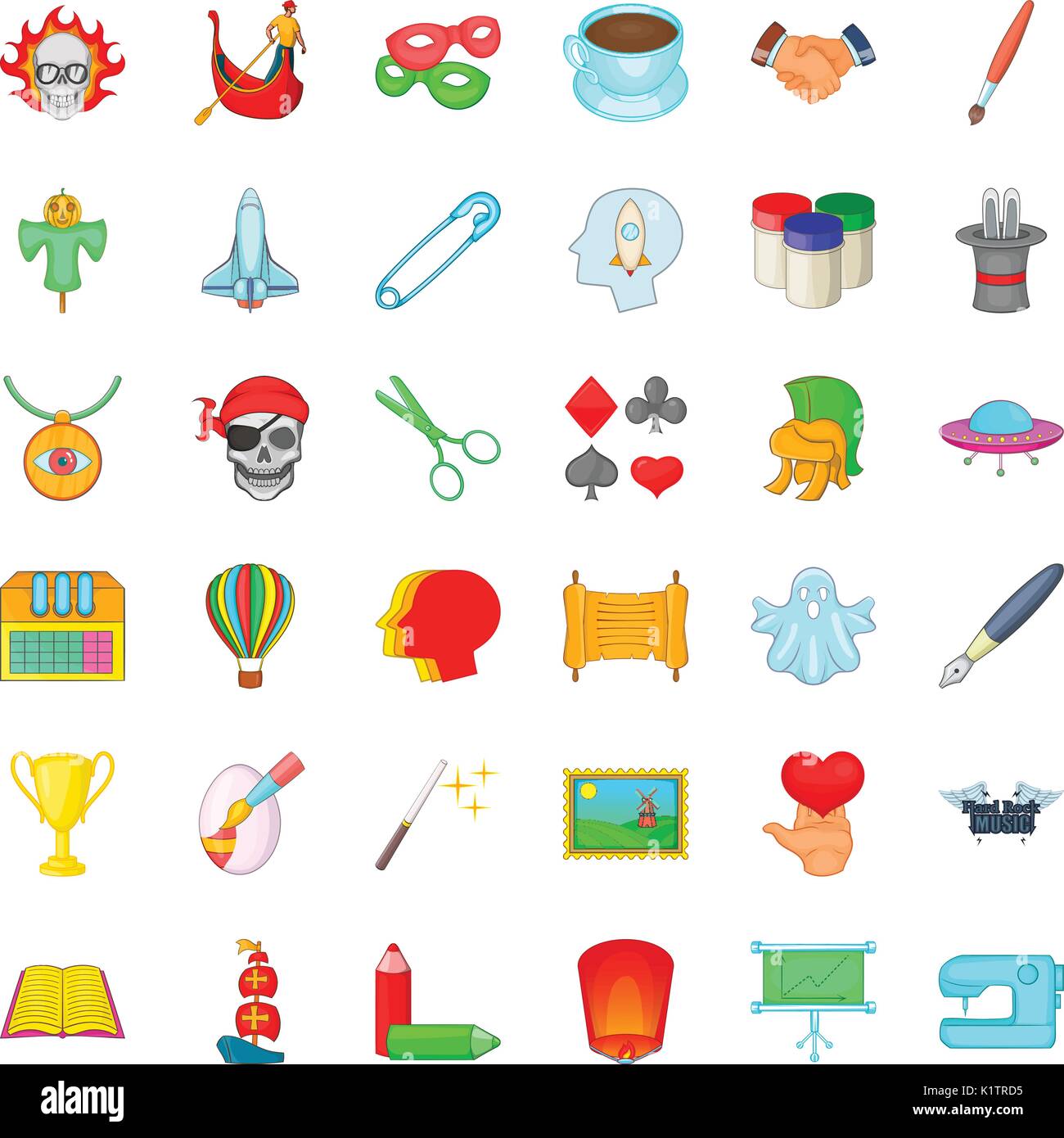 Painting bottle icons set, cartoon style Stock Vector Image & Art - Alamy