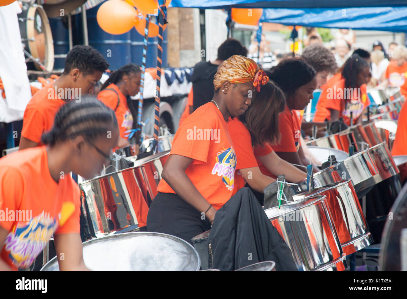 Calypso band Carnival competition Stock Photo Alamy