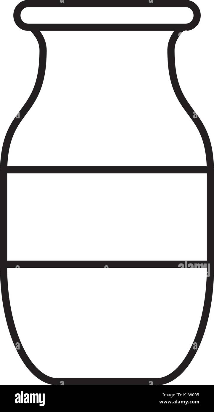 decorative vase icon over white background vector illustration Stock ...