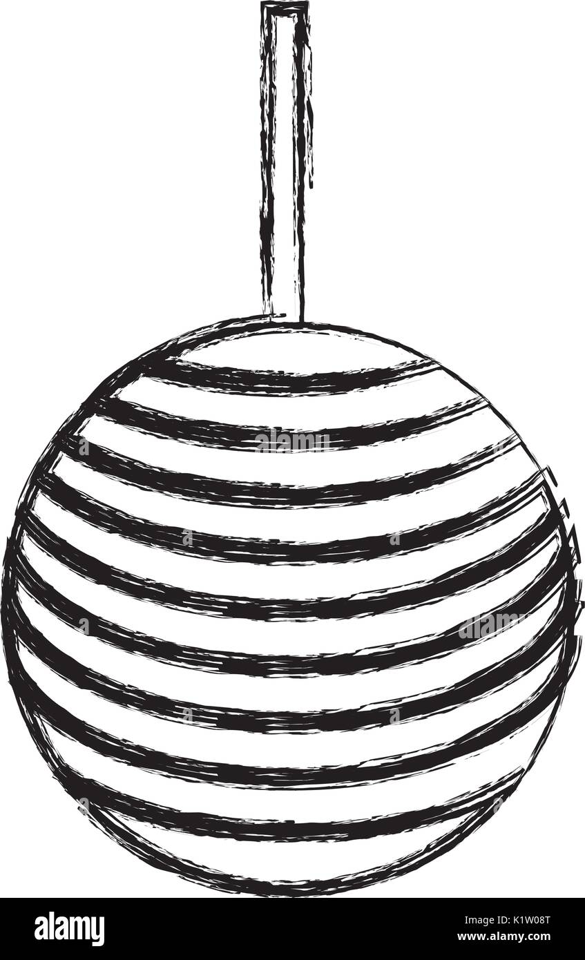 decorative balls icon over white background vector illustration Stock