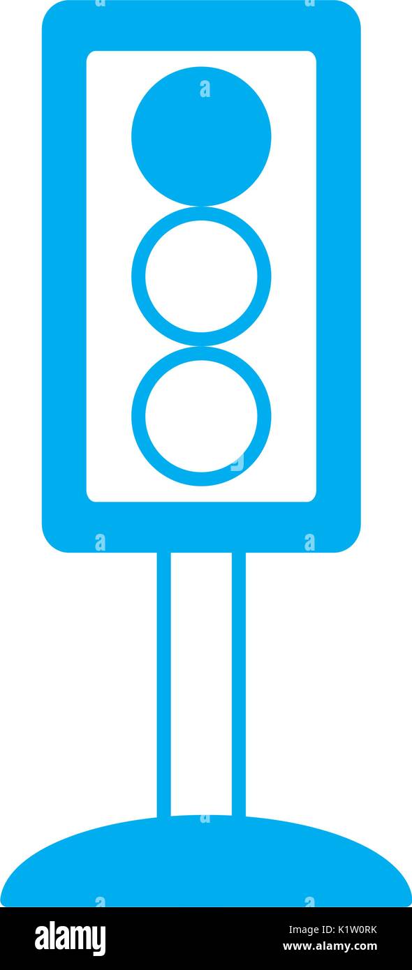 traffic light icon over white background vector illustration Stock ...