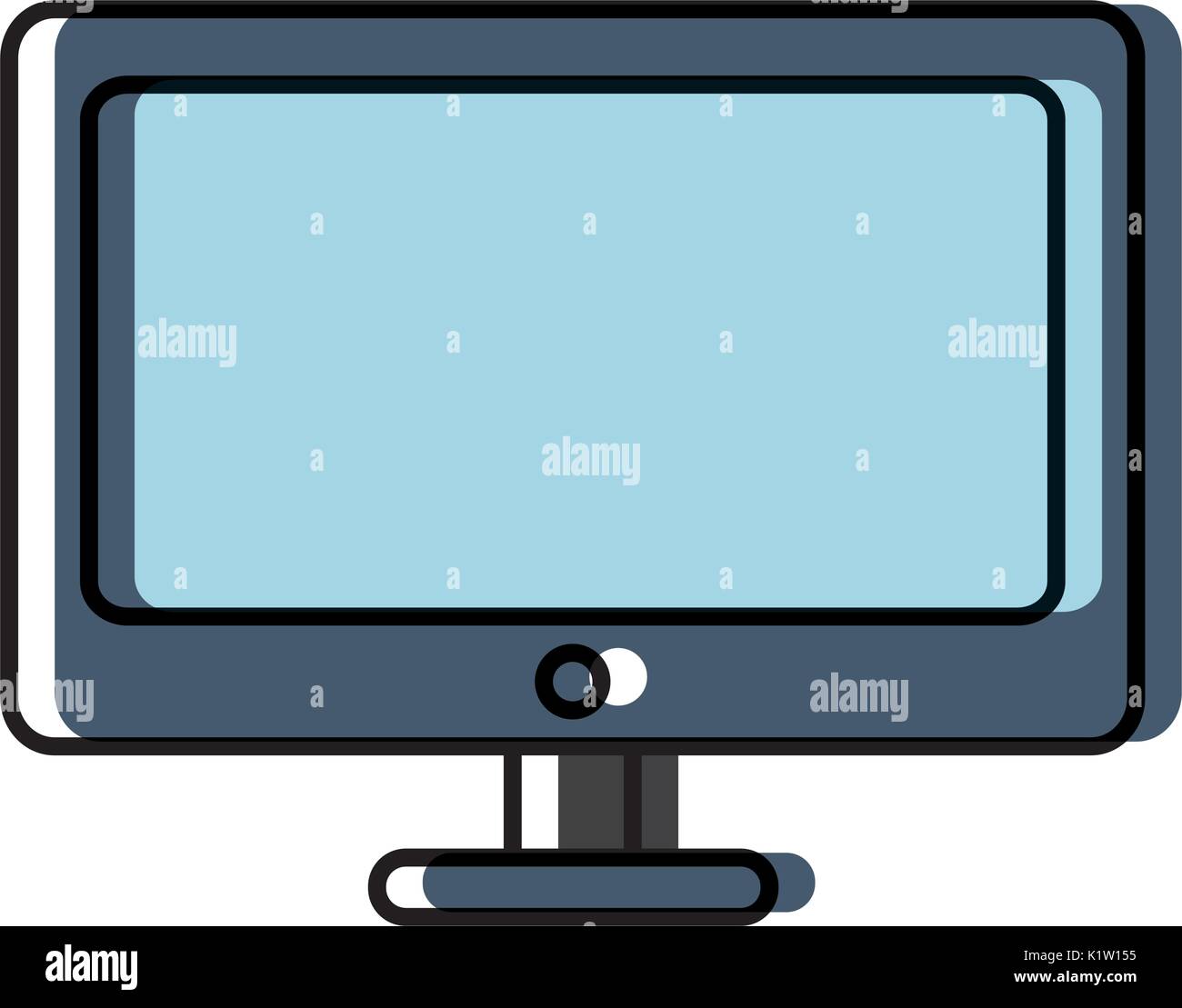 computer icon over white background vector illustration Stock Vector ...