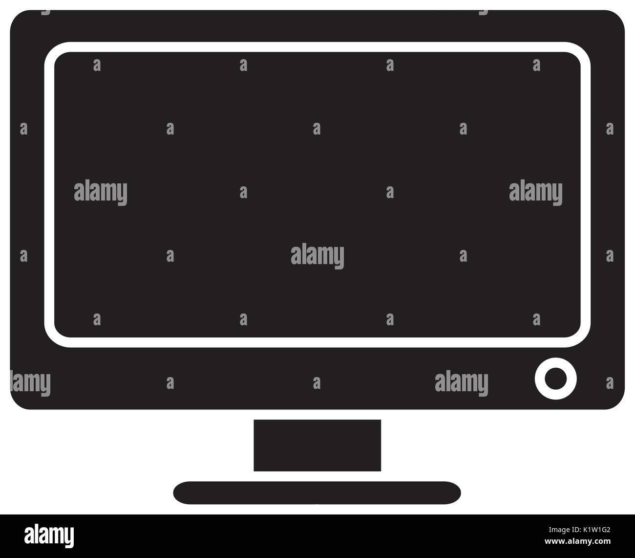 computer icon over white background vector illustration Stock Vector ...