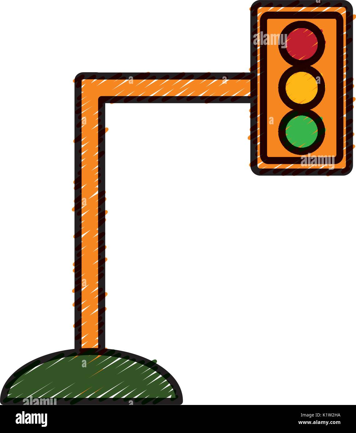 traffic light icon over white background vector illustration Stock ...