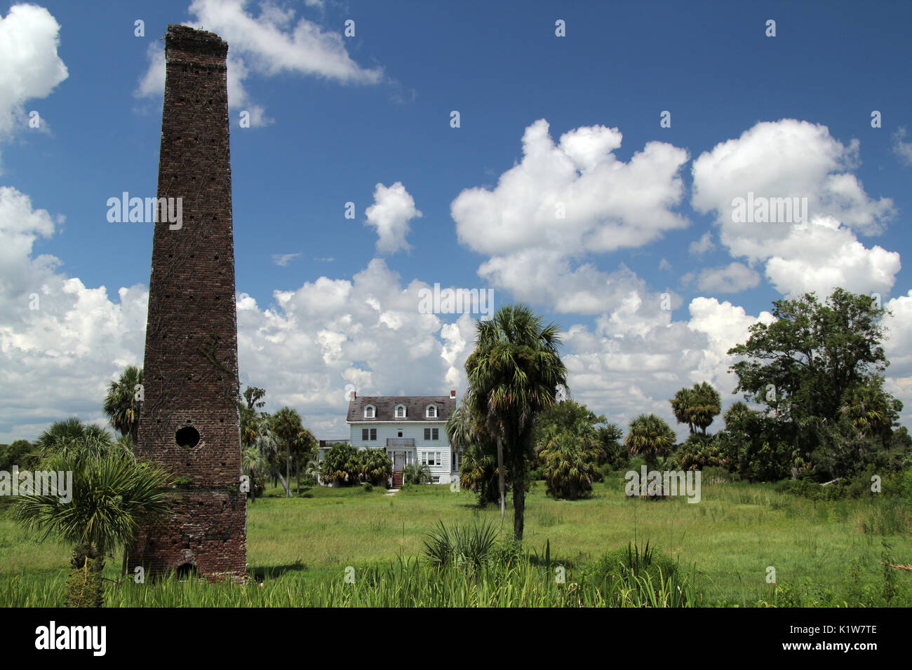 The Pierce Butler Plantation, located on Butler Island in Darien