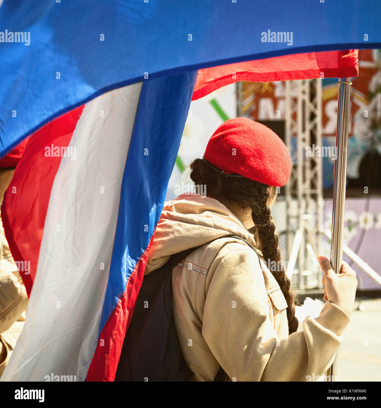 Red beret military hi-res stock 