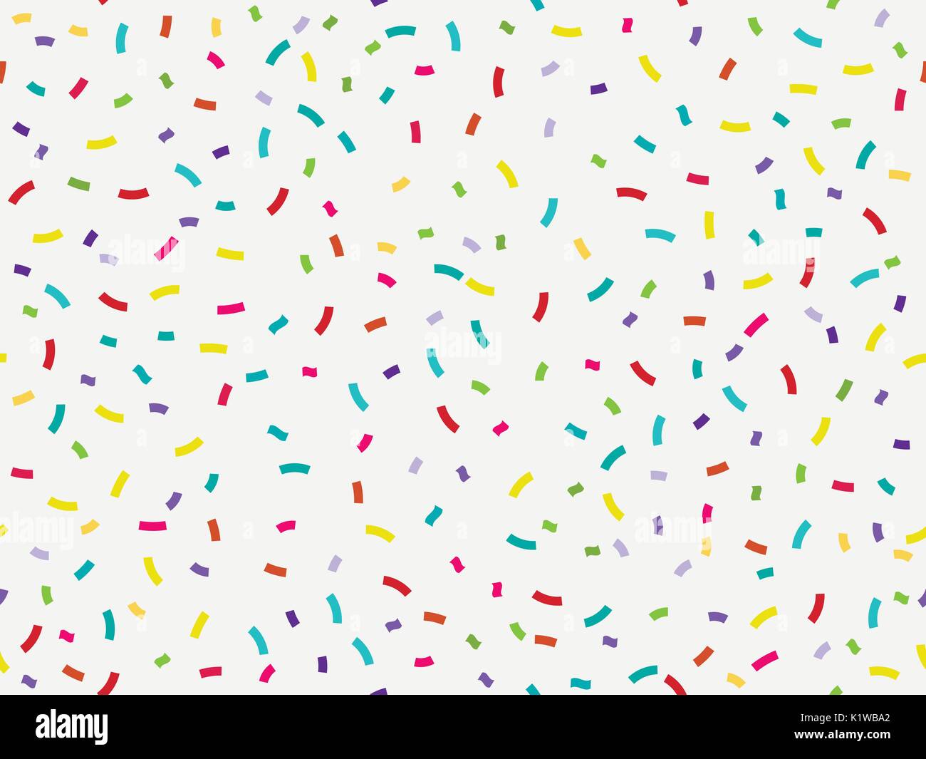 Colorful confetti seamless pattern. Vector illustration Stock Vector
