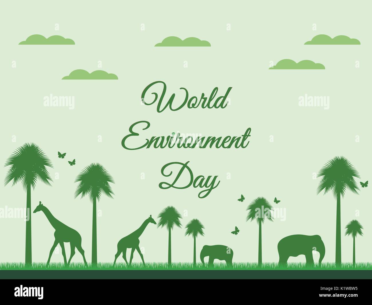 World Environment Day, reserve, Landscape with animals, environment day, environment, go green
