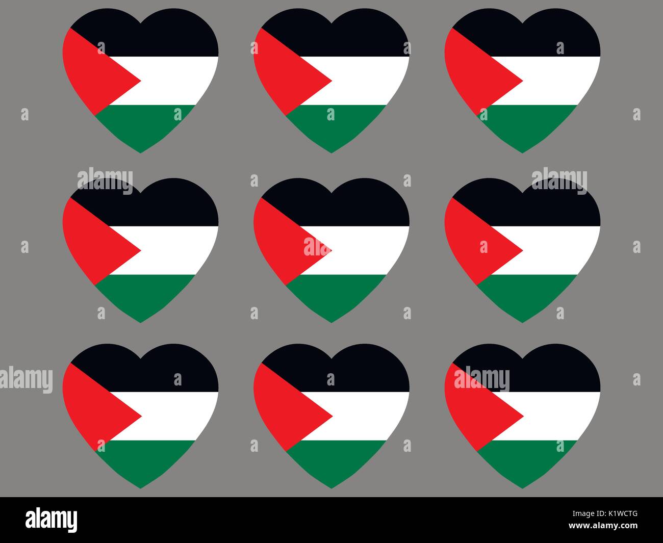 palästina palestine flag flagge fahne schild button icon