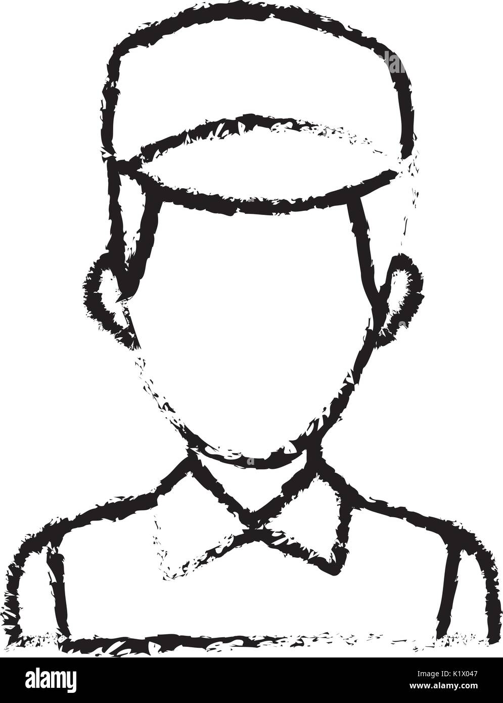 male avatar profile picture employee work vector illustration Stock ...