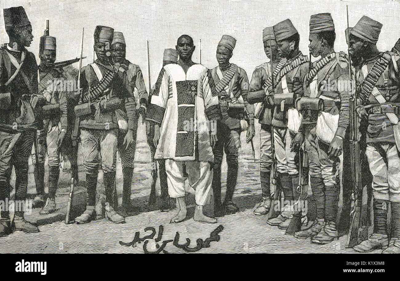 Arrest of Emir Mahmud Ahmad, 8 April 1898 Stock Photo