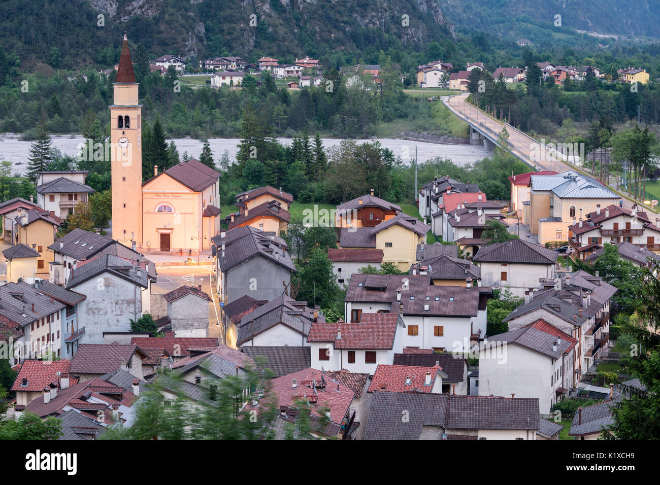 Cimolais in Valcellina, province of Pordenone, Friuli Venezia Giulia, Italy, Europe Stock Photo