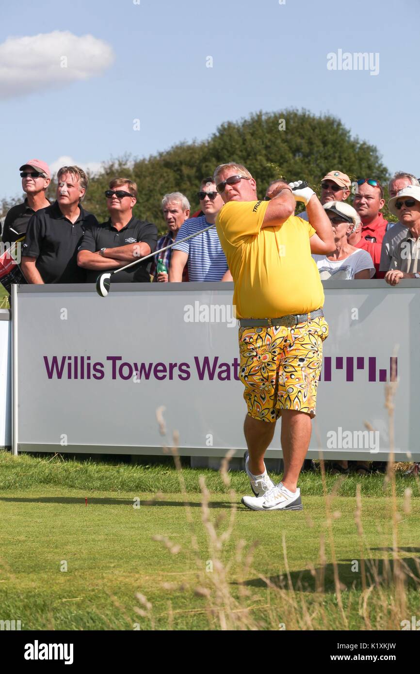 Farso, Denmark - August 23, 2017: The legend golf player John Daly during  Made in Denmark tournament in Farso, Denmark Stock Photo - Alamy