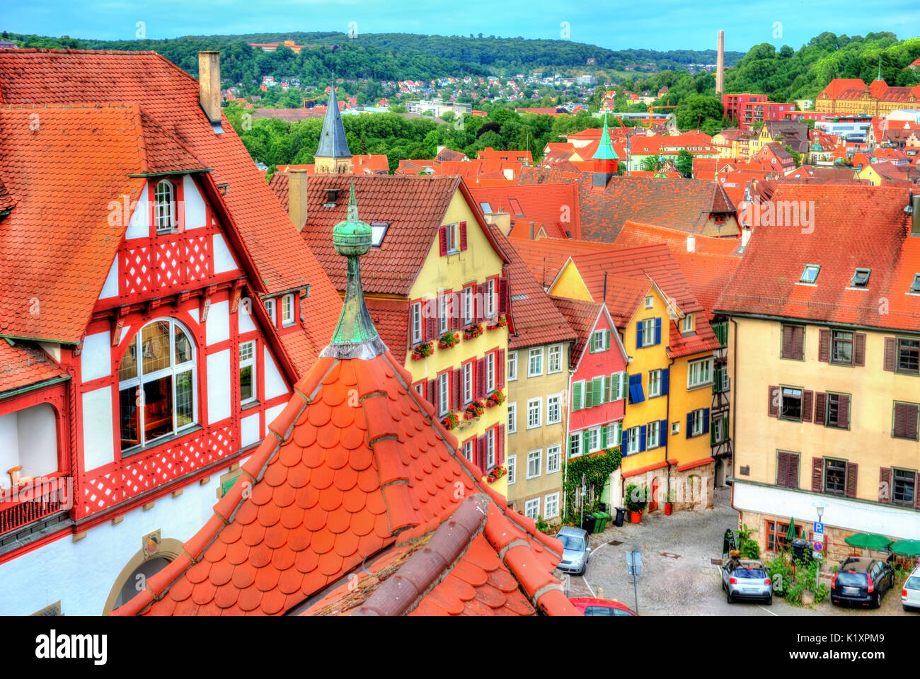 Typical houses in Tubingen Baden Wurttemberg, Germany Stock Photo Alamy