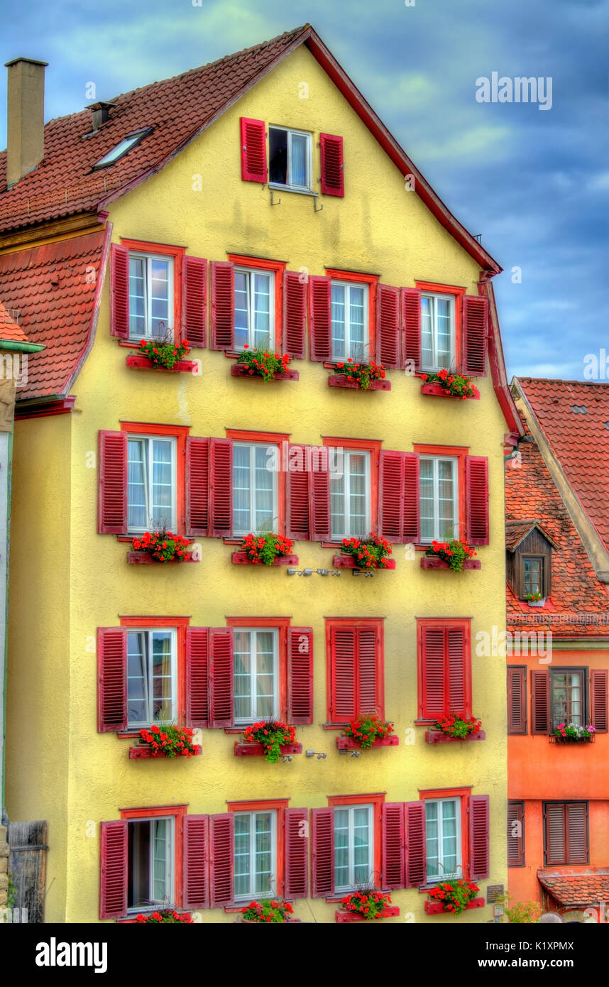 Typical houses in Tubingen Baden Wurttemberg, Germany Stock Photo Alamy