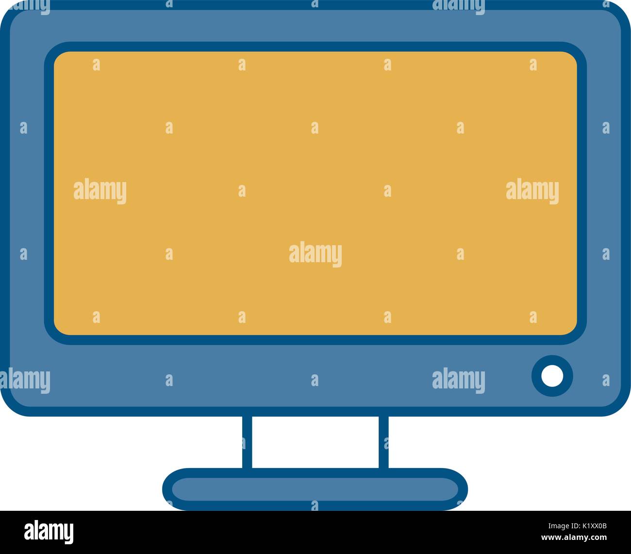 computer icon over white background vector illustration Stock Vector ...