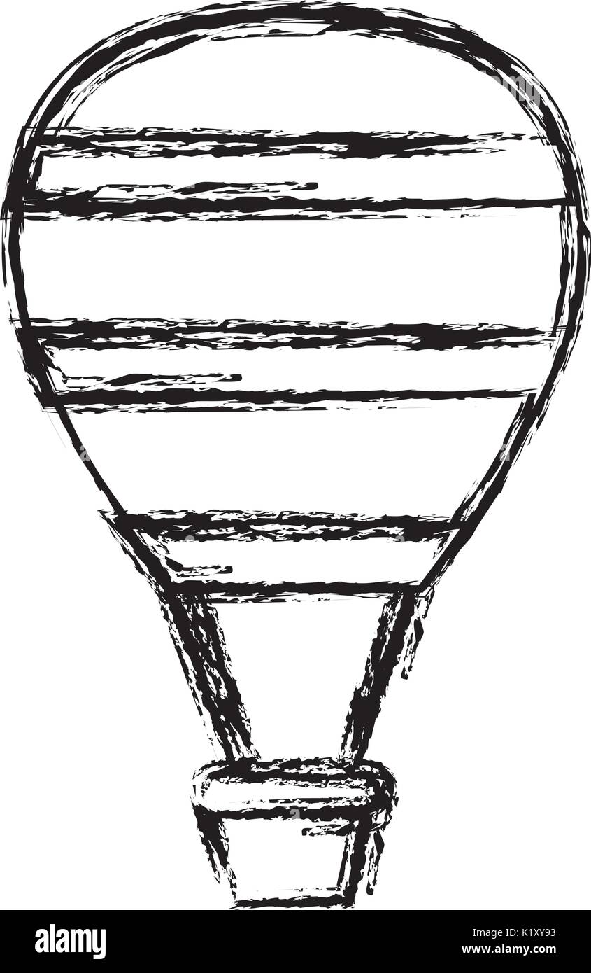 air balloon icon over white background vector illustration Stock Vector ...