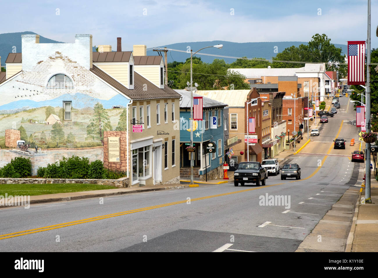 Luray downtown historic district hires stock photography and images