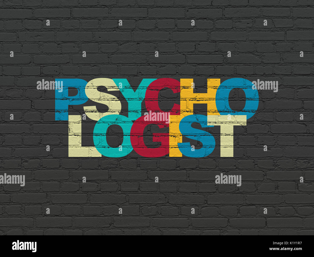 Healthcare concept Psychologist on wall background Stock Photo Alamy