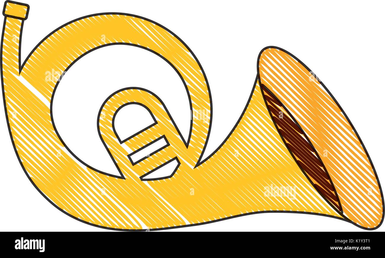 Listening horn Stock Vector Images - Alamy