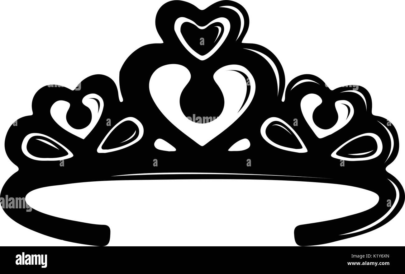 Tiara crown icon, simple black style Stock Vector Image & Art Alamy